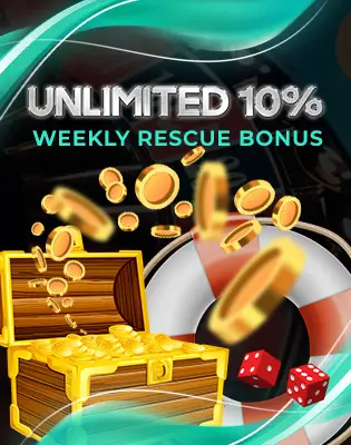 Unlimited 100% Weekly Rescue Bonus
